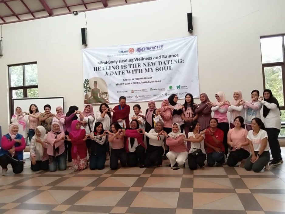KEMERIAHAN ACARA MIND BODY HEALING BERSAMA ROTARY CLUB SURABAJA