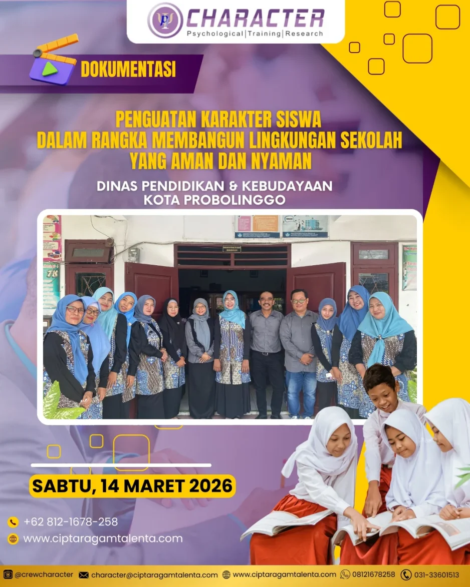 DOKUMENTASI KEGIATAN: Penguatan Karakter Siswa di Lingkungan Dinas Pendidikan Kota Probolinggo